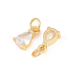 Латунные микро проложить кубического циркония подвески&nbsp;KK-C162-034G