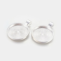 Tibetischer Stil Legierung Anhänger Fassungen&nbsp;TIBE-R295-055S-FF
