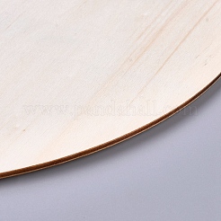 Tranches de bois non finies de forme ronde plate&nbsp;DIY-WH0166-53-25cm