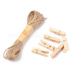 Адвент-календари на 24 день из мешковины DIY-B015-02