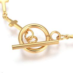 Браслеты-цепочки из нержавеющей стали 304&nbsp;BJEW-D397-03G