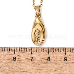 Halsketten mit Anhänger aus Edelstahl 304 für Damen und Herren&nbsp;NJEW-K308-03A-G