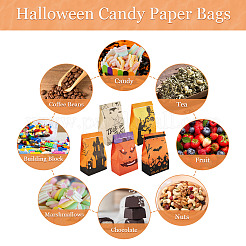 20 шт. 5 стильных бумажных пакета для конфет на Хэллоуин&nbsp;ABAG-TA0001-39