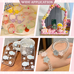 Кабошоны из прозрачной смолы&nbsp;RESI-PH0002-65