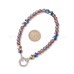 Гальванизированные прозрачные стеклянные подвесные украшения&nbsp;HJEW-JM03506-02