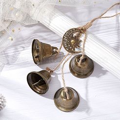Campana colgante de hierro decoracion&nbsp;HJEW-JM02245