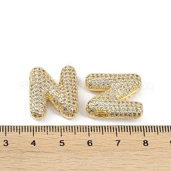 Messing micro pave klare zirkonia anhänger&nbsp;KK-Z041-01G-N