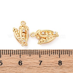 Подвески латунные горный хрусталь KK-E793-01G