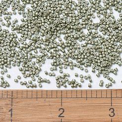 MIYUKIデリカビーズ  シリンダー  日本製シードビーズ  11/0  （db1170)亜鉛メッキマットアロエ  1.3x1.6mm  穴：0.8mm  約2000PCS /ボトル  10 G /ボトル&nbsp;SEED-JP0008-DB1170