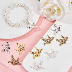 40 pièces 4 couleurs pendentifs en alliage de style tibétain&nbsp;FIND-SC0001-81