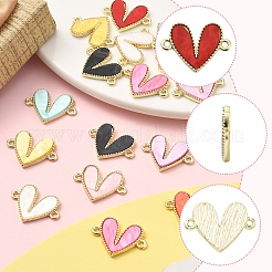 18 шт. 9-х цветные подвески-соединители из сплава акрила&nbsp;FIND-FS0004-33