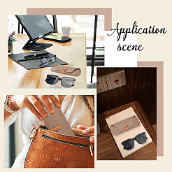 1шт прямоугольный футляр для очков из искусственной кожи&nbsp;AJEW-CN0005-51C