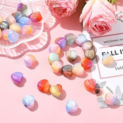 40шт непрозрачные бусины из смолы&nbsp;RESI-CJ0004-98