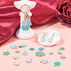 48pcs 24 styles de pendentifs en émail en alliage&nbsp;ENAM-TA0004-14