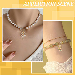 12шт 3 стиля латунные подвески с микропаве и кубическим цирконием&nbsp;KK-BBC0002-98