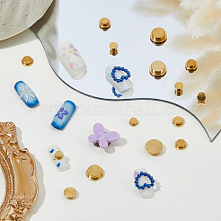 24 шт. 3 стиля латунный 3D вращающийся подшипник для дизайна ногтей&nbsp;MRMJ-FH0001-58B