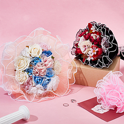 4 пакет 4 стиля полиэстеровая цветочная упаковочная бумага для букета ORIB-GA0001-02