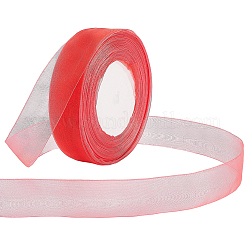 1 rouleau de ruban organza transparent&nbsp;SRIB-CY0001-22A-05