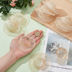 ラフィアグラス人形帽子  diyの人形のおもちゃの人形のプラシ天の動物の作成のため  ビスク  98x93x19mm&nbsp;FIND-WH0165-35