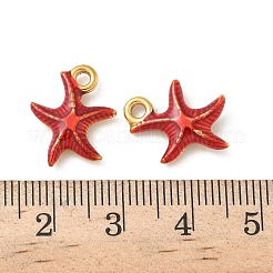 Подвески из нержавеющей стали 304 с эмалью&nbsp;STAS-I351-22G-05