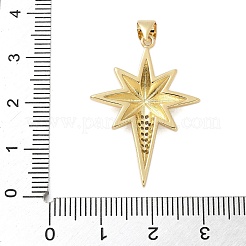 Ottone micro spianare pendenti zirconi&nbsp;KK-P293-24B-G
