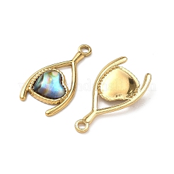 Natur Paua Muschel Anhänger&nbsp;STAS-G397-13G-02