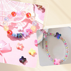 60 шт. акриловые бусины с УФ-покрытием&nbsp;SACR-SP0001-18