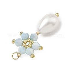 Pendentifs en verre plaquent&nbsp;PALLOY-MZ01382-01