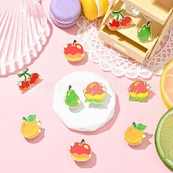 10 pin esmaltado de fruta de 5 estilos&nbsp;JEWB-CJ0003-20