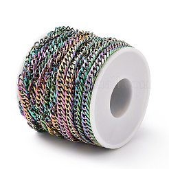 Cadenas de eslabones cubanos de acero inoxidable 304&nbsp;CHS-P007-31M