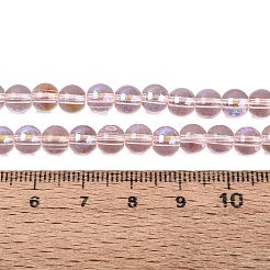 Trasparenti perle di vetro placca fili&nbsp;EGLA-Q132-6MM-01A-13
