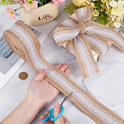 10 m Jute-Blumenband&nbsp;OCOR-WH20013-034