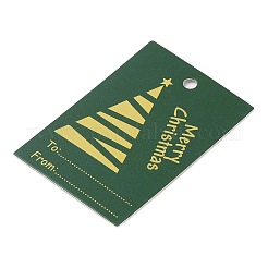 Etiquetas de regalo de papel rectangular&nbsp;LS-CDIS-F008-01J