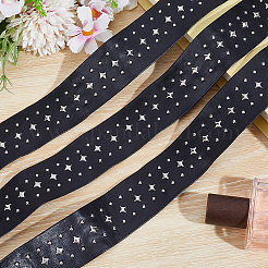 Sangles en cuir PU et rivets en acier inoxydable de 3 yard&nbsp;DIY-GF0013-43A
