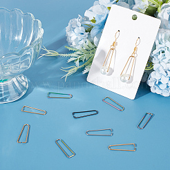 40 шт. 4-цветное ионное покрытие (IP) треугольные кольца из нержавеющей стали 304 STAS-UN0046-70