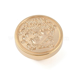 Tête de timbre en laiton de sceau de cire de série de Noël&nbsp;AJEW-Z031-04G-09