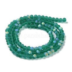 Nachahmung Jade Glasperlen &nbsp;LS-EGLA-A034-T3mm-MB18