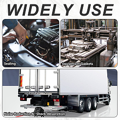 Водонепроницаемая кромка из синтетического каучука AJEW-WH0528-93A