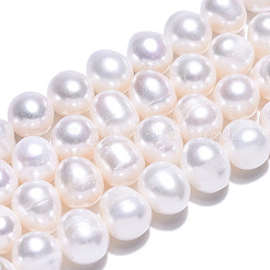 Нити из натурального культивированного пресноводного жемчуга PEAR-N013-08F