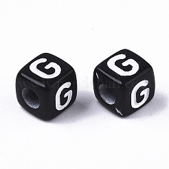 Непрозрачные акриловые бусины&nbsp;LS-SACR-N002-01G