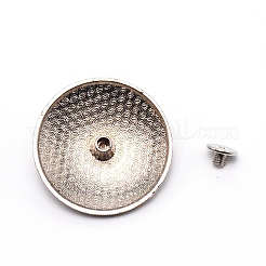 Декоративные заклепки из сплава с 1 отверстием и бирюзового цвета PALLOY-WH0092-09F-P