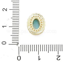 Окрашенные синтетические бирюзовые бусины&nbsp;LS-KK-B158-04G-04