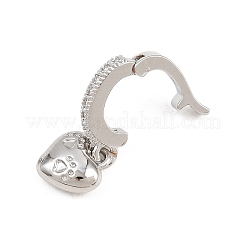 Pendentifs en laiton zircon cubique transparent&nbsp;KK-H268-07P-06