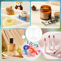 30шт прямоугольные прозрачные пластиковые коробки из ПВХ подарочная упаковка&nbsp;CON-BC0007-88