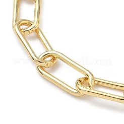 Латунные браслеты скрепки&nbsp;BJEW-C138-01G