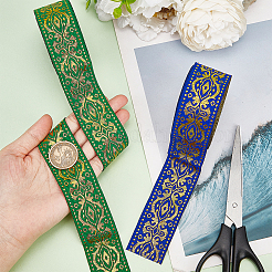 14 м 2 цвета полиэстеровые ленты с вышивкой в этническом стиле OCOR-PH0002-05