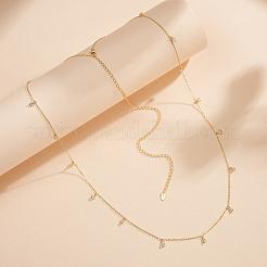 925 подвеска из стерлингового серебра с микропаве из кубических цирконий AJEW-L098-001G