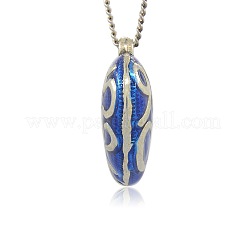 アンティークシルバートーンccbプラスチックエナメルチャーム  番号のハート  ダークブルー  31x32x10mm  穴：3mm&nbsp;CCB-J026-01