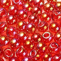 УФ-покрытие радужными переливающимися акриловыми бусинами&nbsp;OACR-G012-04C