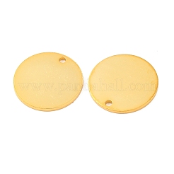 925 плоская круглая подвеска из стерлингового серебра STER-F057-01G-02